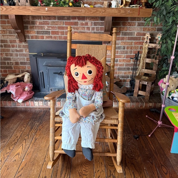 Rare Vintage 1960's XL Annabelle The Original Knickerbocker Raggedy Ann Doll - Picture 6 of 11